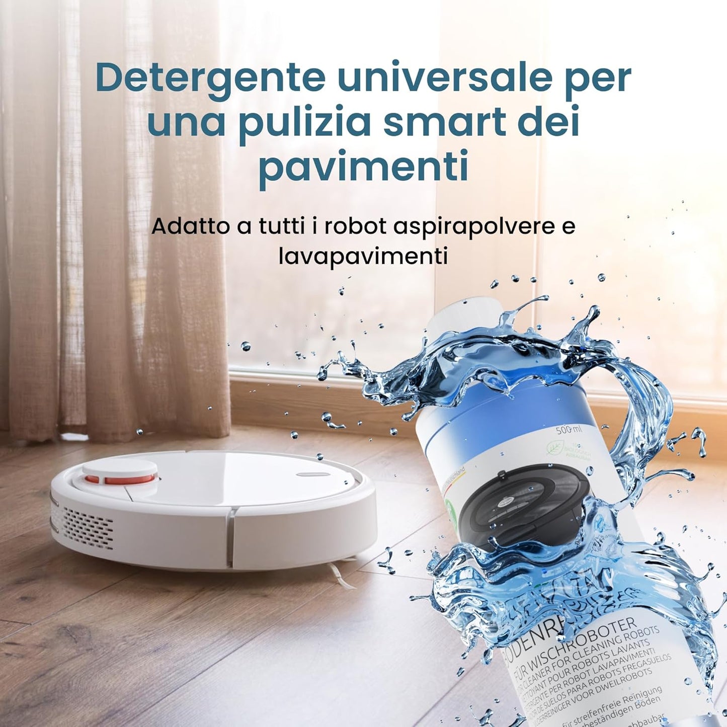 Purivita® Detergente Universale Robot Lavapavimenti Da 1000 Ml