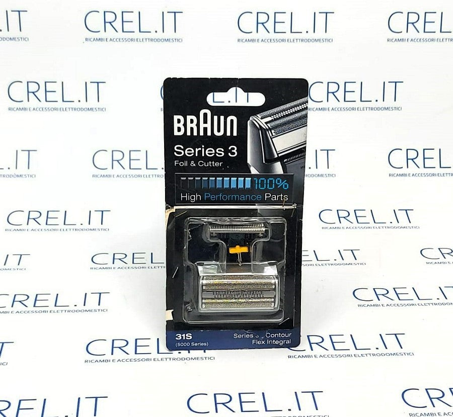 Combi Pack Rasoio Elettrico Braun 31s Contour Serie 3 *Scontato
