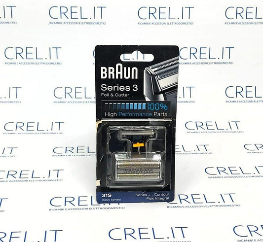 Combi Pack Rasoio Elettrico Braun 31s Contour Serie 3 *Scontato