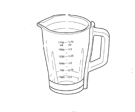 Caraffa Graduata In Vetro Frullatore Rgc Industrial Blender 111202 Spedizione Gratuita