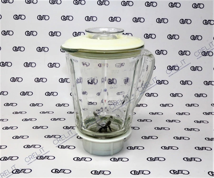 Assieme Caraffa In Vetro Con Coltello Frullatore Ariete 561