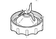 Gruppo Lame Complete Di Supporto Frullatore Rgv Industrial Blender