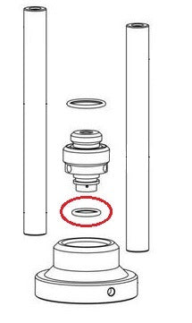 Guarnizione Diffusore Cicler Macchina Da Caffè Faber Slot Mini