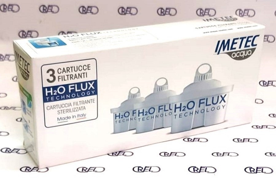 3 Filtri Acqua Imetec H2o Fc100 Flux Technology