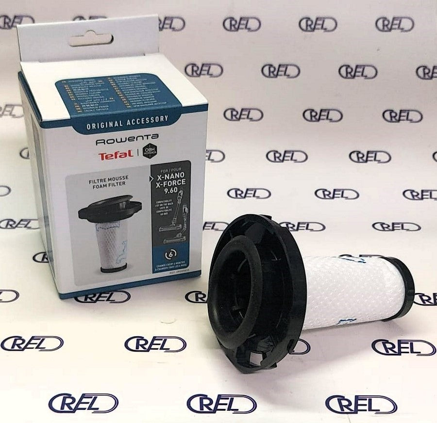 Filtro Originale Lavabile Scopa Elettrica Rowenta X-force Flex 9.60, X-nano Essential