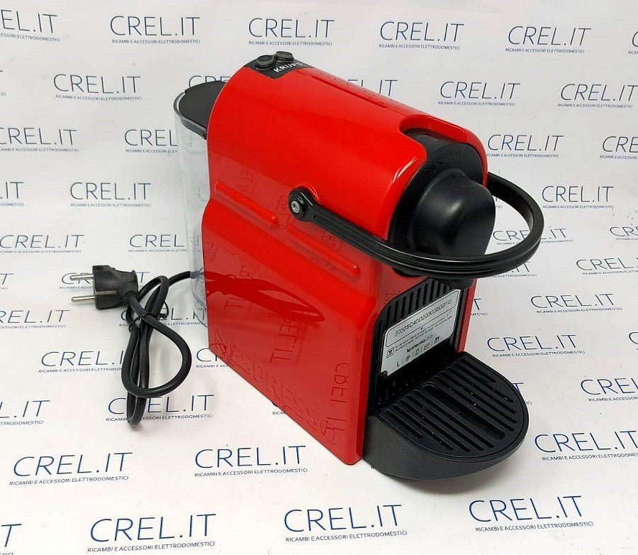 Macchina Da Caffè A Capsule Nespresso Krups Inissia Rossa Xn100510 Rigenerata Spedizione Gratuita