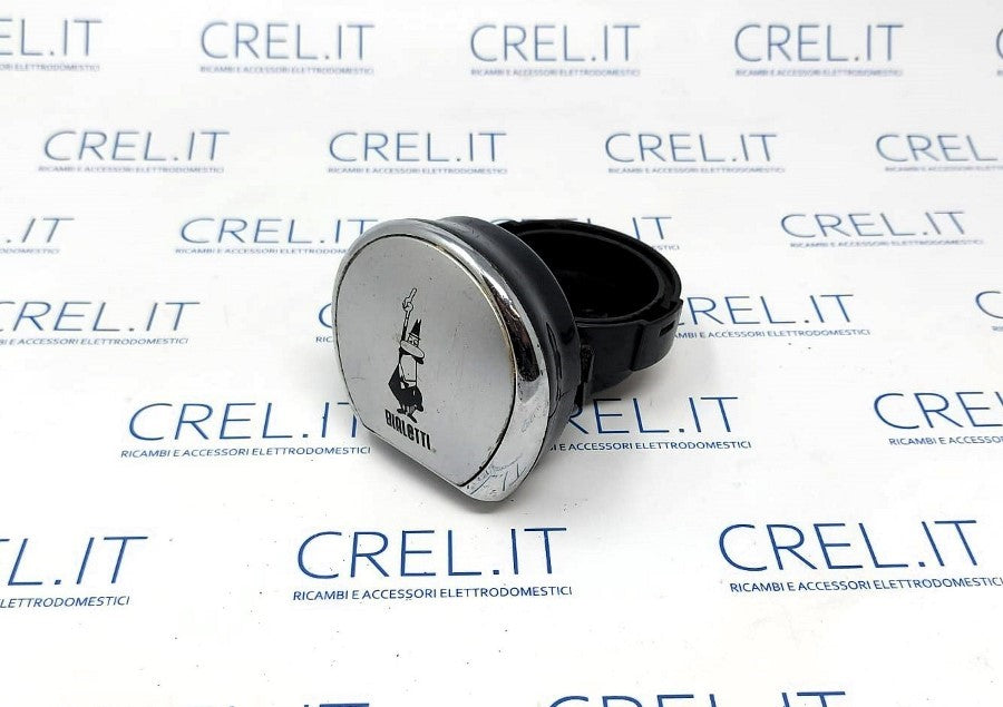 Portafiltro Per Macchina Caffè Stone - Satinato Argento E Nero - Design Moderno