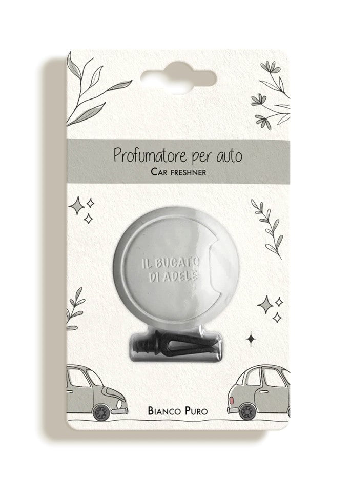 Profumatore Per Auto Il Bucato Di Adele Bianco Puro
