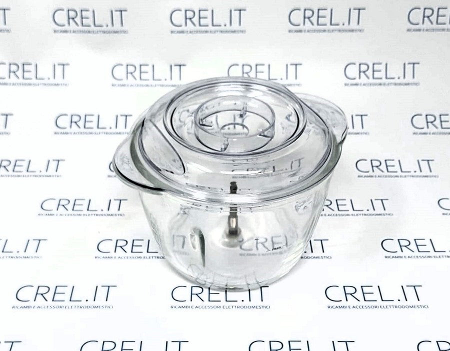 Contenitore Di Vetro Con Coperchio Tritatutto Russell Hobbs Desire, Matte Black