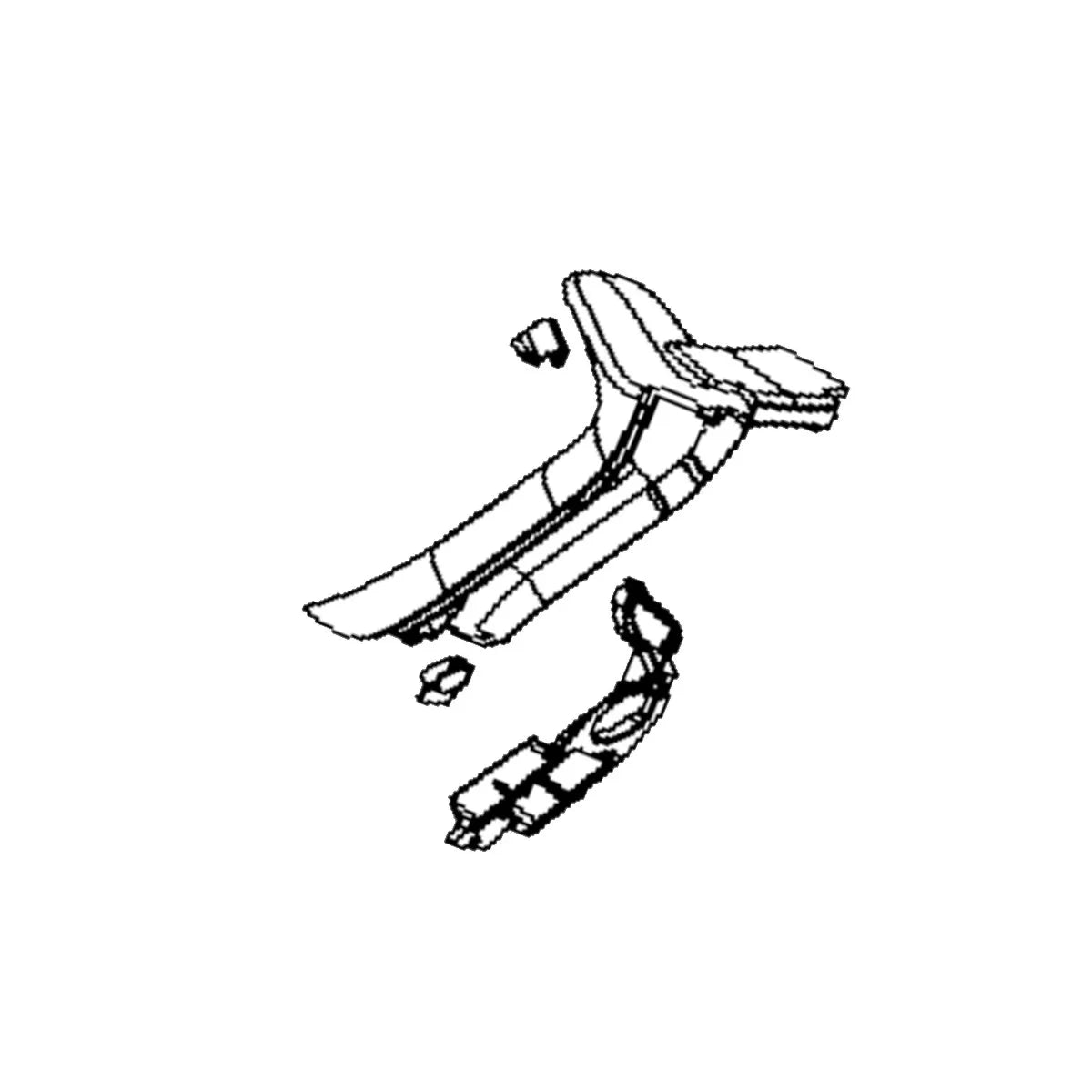 Parte Posteriore Maniglia Scopa Rowenta Air Force X-pert 260 360, 460