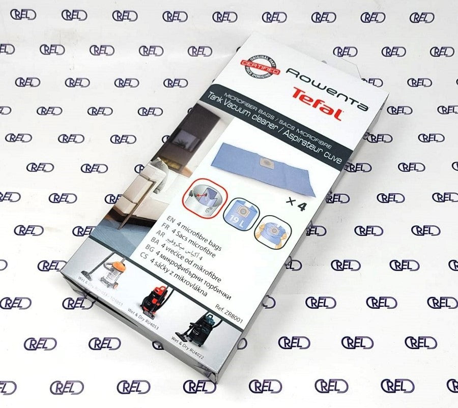 4 Sacchi Microfibra Bidone Rowenta Wet E Dry Zr8001