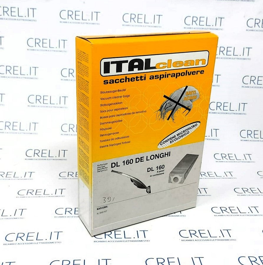 8 Sacchi Carta Compatibili Scopa De Longhi Karisma Xl3000