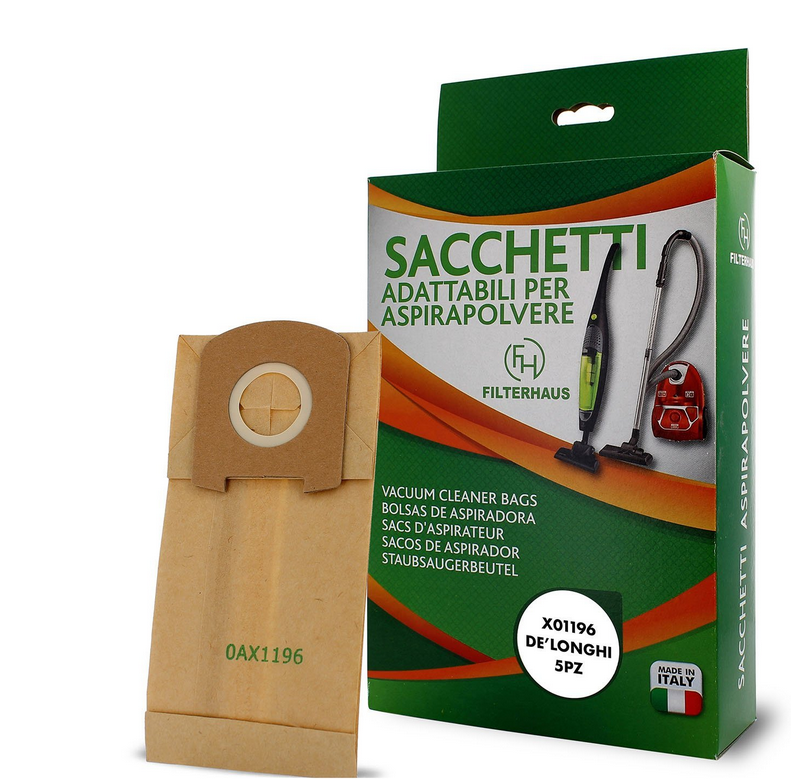 5 Sacchetti Filtranti Compatibili De Longhi Simac Dls 25