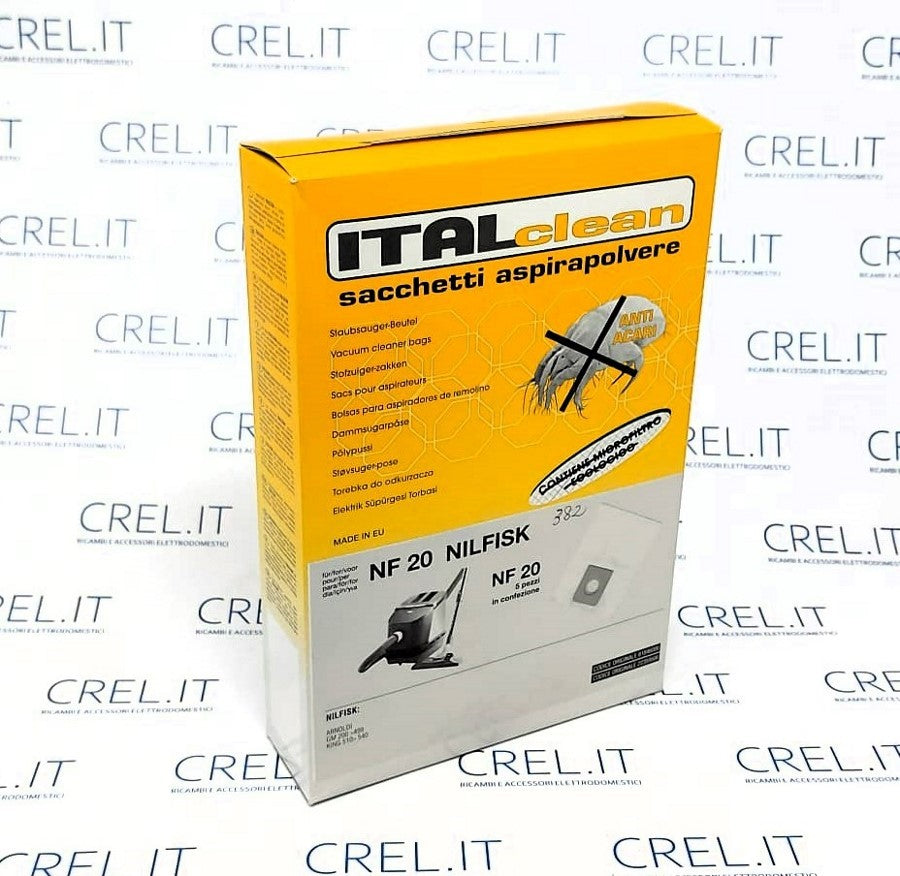 5 Sacchi In Carta Per Aspiratore Nilfisk Gm200>499