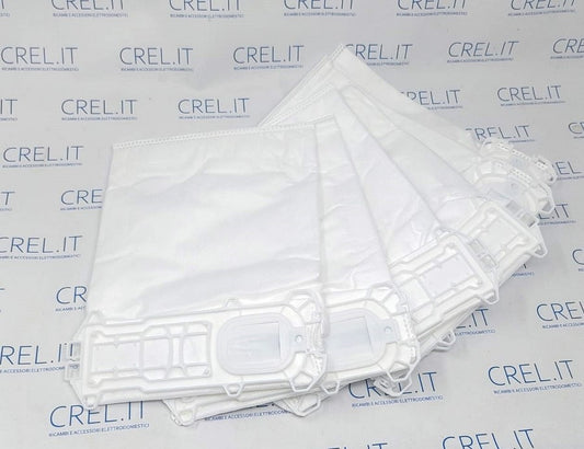 6 Sacchi In Microfibra Adattabili Folletto Vk135 Vk136