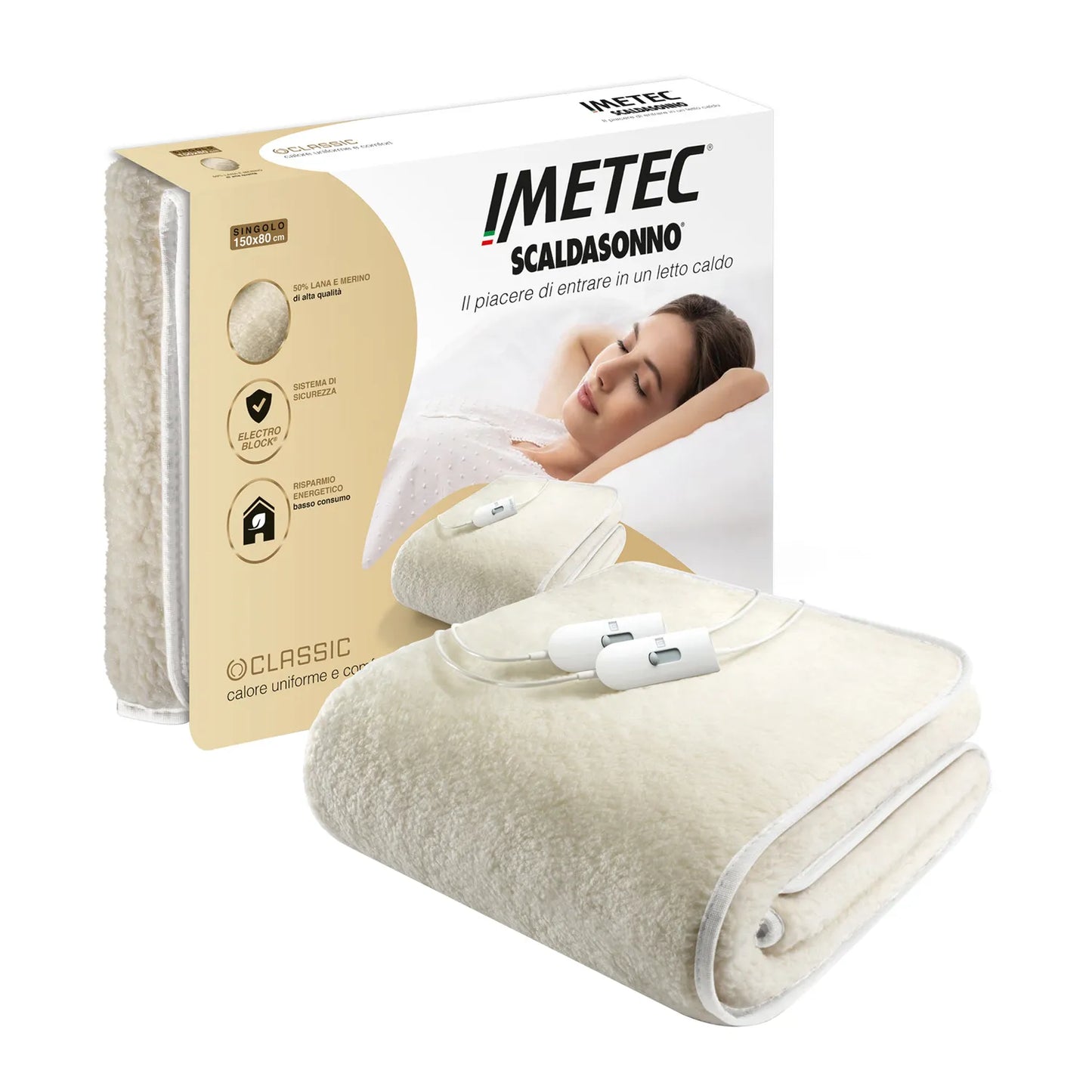 Scaldaletto Matrimoniale Scaldasonno Imetec Spedizione Gratuita