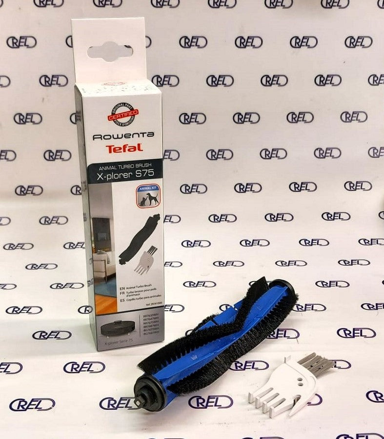 Kit Spazzola Turbo Animal Care Robot Aspirapolvere Rowenta X-plorer Serie 75 Zr761000