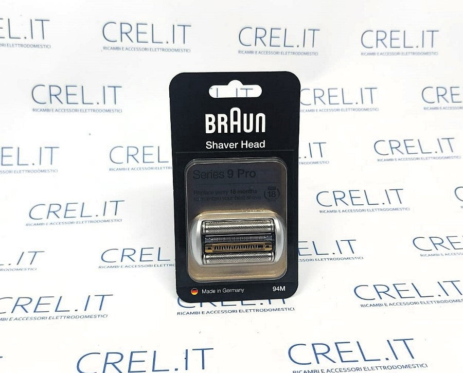 Testina Completa Rasoio Elettrico Braun 94m Serie 9 81686517 Spedizione Gratuita