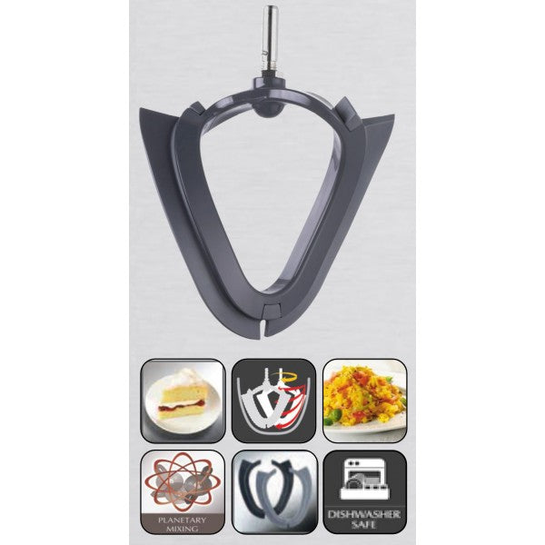 Frusta Gommata Planetaria Kenwood Major Cooking Chef Spedizione Gratuita