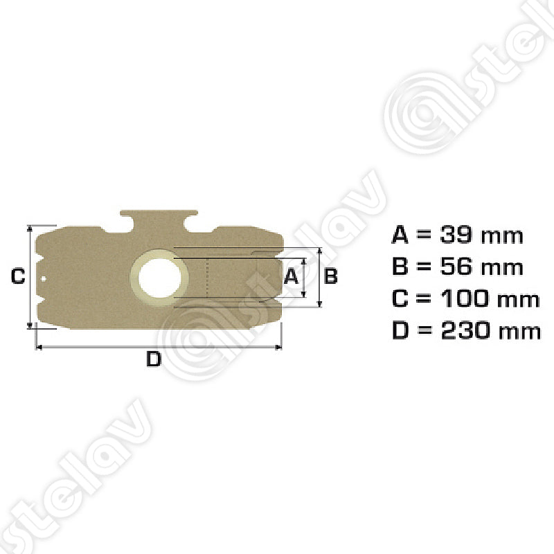 5 Sacchetti Filtranti Compatibili Swirl A16