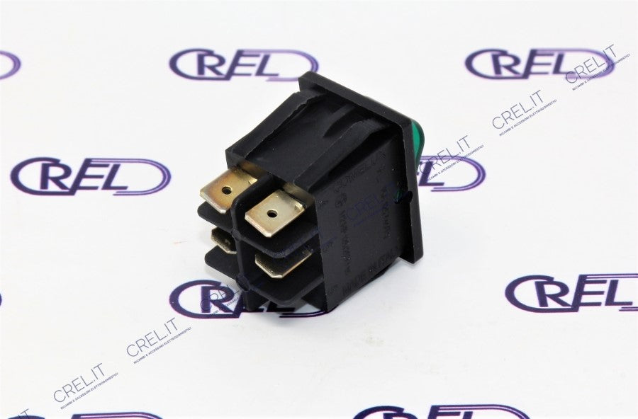 Interruttore Bipolare Verde Macchina A Leva La Pavoni Professional