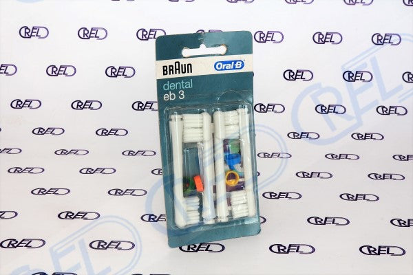 4 Spazzolini Ricambio Per Braun Dental Oral B Eb3