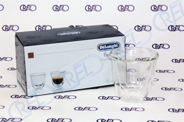 2 Bicchieri Caffè Espresso De Longhi A Doppia Parete