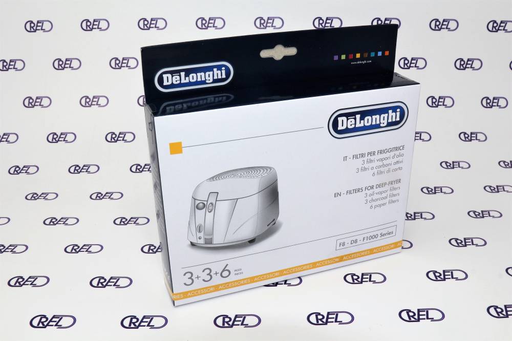 Kit Filtri Friggitrice De Longhi Serie F8-d8-f1000