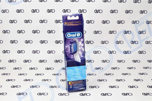 2 Testine Di Ricambio Braun Oral B Sr32-2 Pulsonic