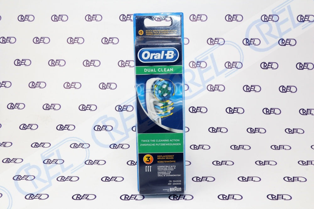 3 Testine Di Ricambio Braun Oral B Eb417-3
