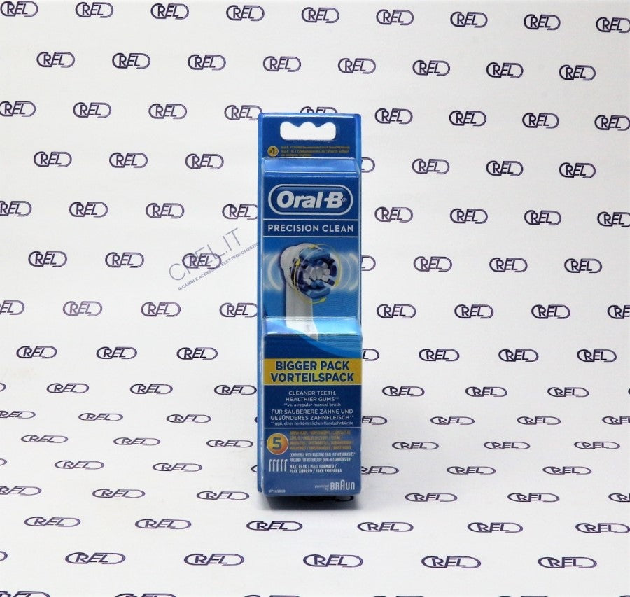 5 Testine Di Ricambio Braun Oral B Eb20-3