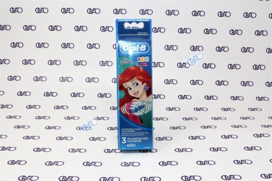 3 Testine Di Ricambio Braun Oral B Eb 10-3 Kids