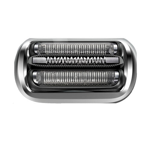 Assieme Testina Cornice Argentata Rasoio Braun Serie 7