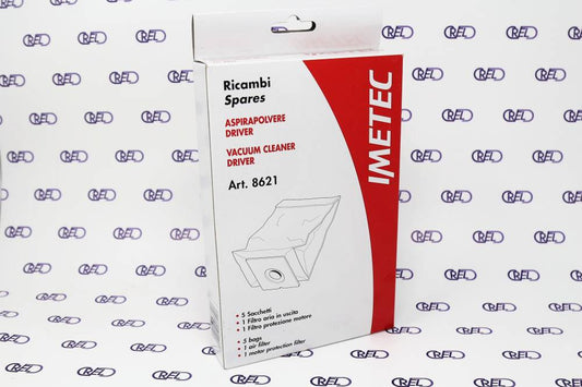 5 Sacchetti Polvere Aspirapolvere Imetec Driver