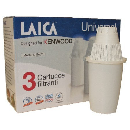 Confezione 3 Filtri Universali A Cartuccia Per Caraffe Kenwood