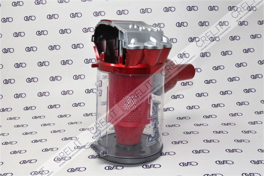 Contenitore Polvere Rosso Scopa Ariete 2761 Con Coperchio