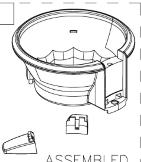 Assieme Tazza Passaverdura Ariete