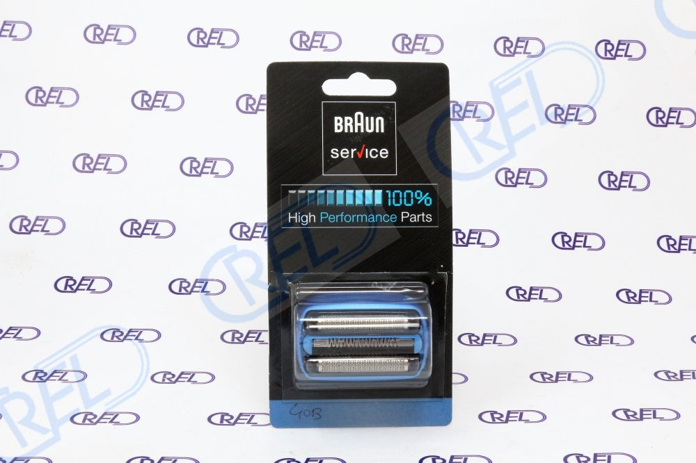 Blocco Lamina E Coltelli Cornice Blu Rasoio Braun Cooltec