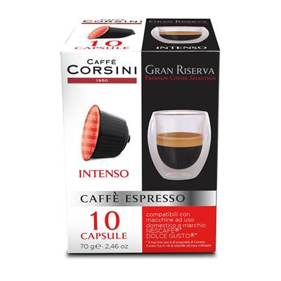 10 Capsule Compatibili Nescafè Dolcegusto Miscela Intenso