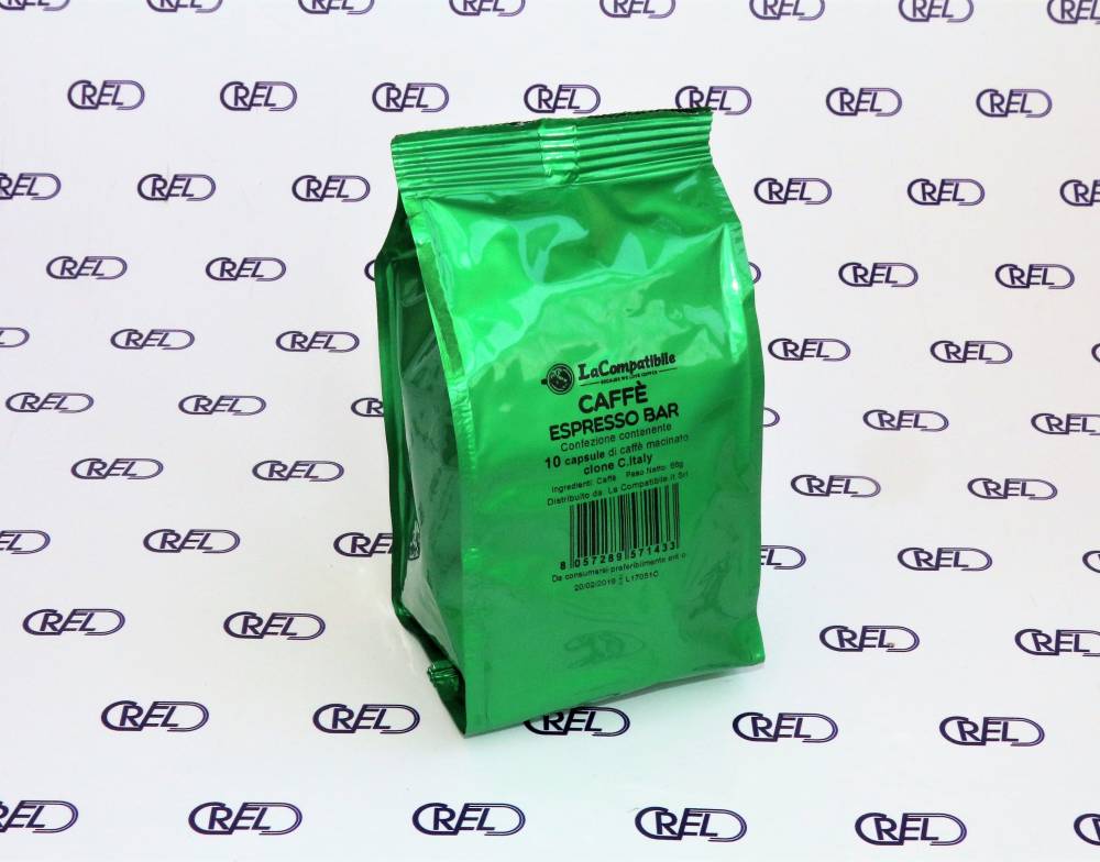 caffè in capsule compatibile per sistemi Caffitaly miscela Espresso Bar torrefazione La Compatibile