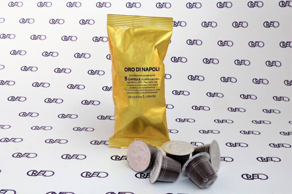 5 Capsule Compatibili Nespresso Oro Di Napoli