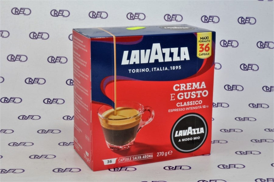 36 Capsule Originali Crema E Gusto Lavazza A Modo Mio
