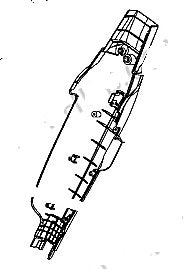 Corpo Posteriore Grigio Scopa Rowenta Air Force Extreme Silence