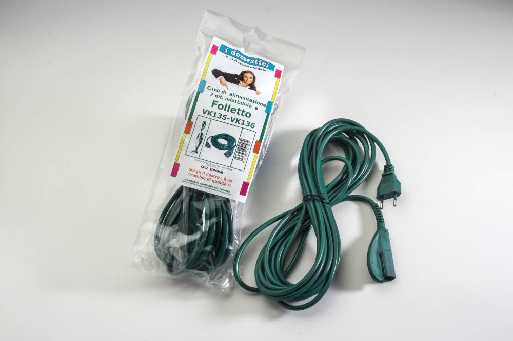Cavo Alimentazione 7 Metri Adattabile Folletto Vk135 Vk136