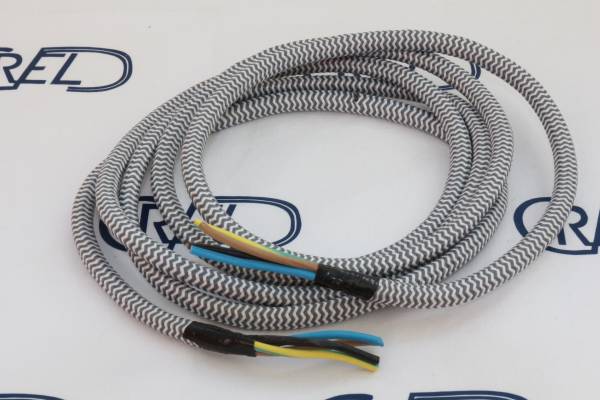 Cavo Alimentazione Ferro Caldaia 4x0.75 Mm Spezzone Da 2 Metri