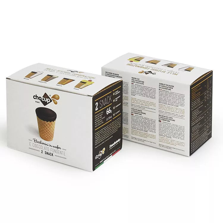 2 Wafer Chocup Maxi Bicchierini Da 120 Ml