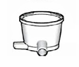 Ciotola Estrattore Succo Hotpoint Ariston Sj4010fr0