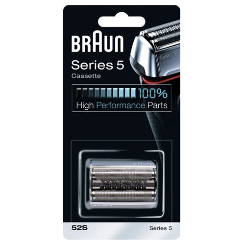 Combi Pack Argento Rasoio Elettrico Braun 52s Serie 5