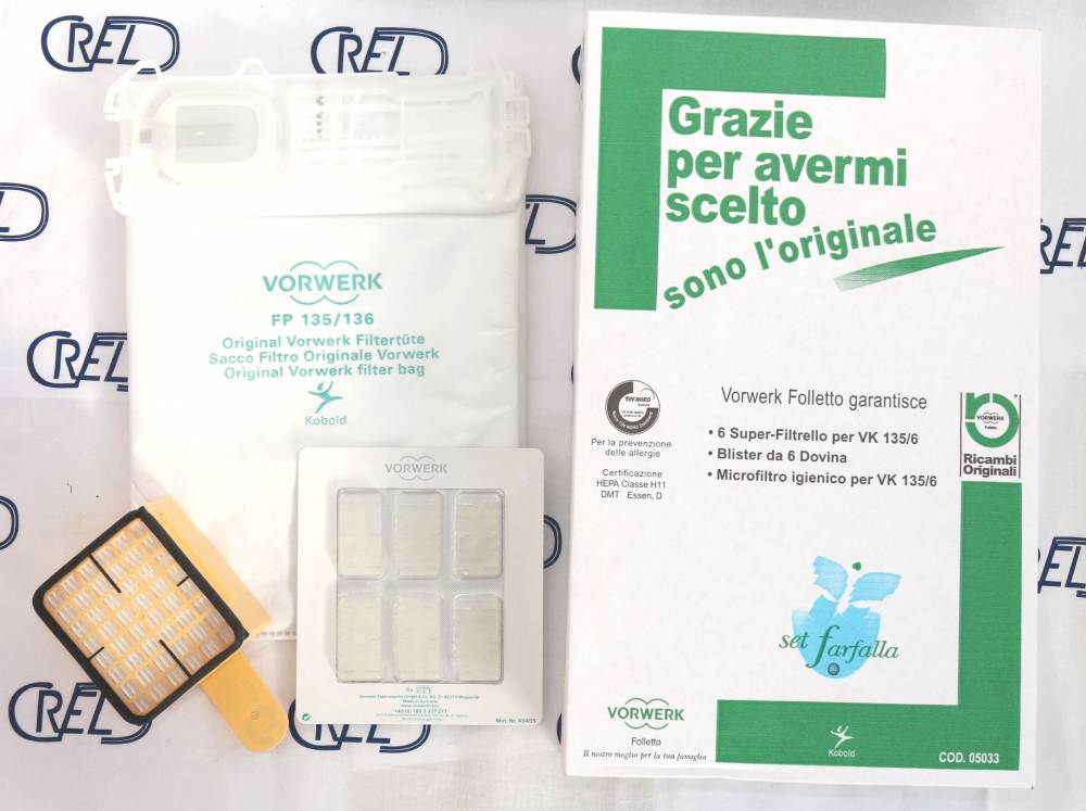 Set Farfalla Folletto Vk135, Vk136