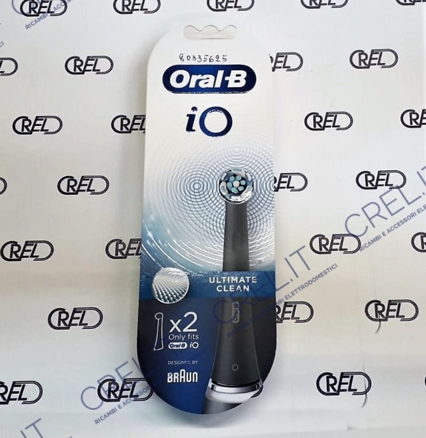 N.2 Testina Per Spazzolino Braun Oral-b Io Ultimate Clean